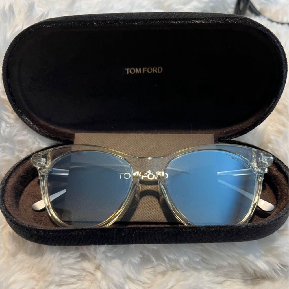 Tom Ford Clear Blue Gradient Authentic 
Sunglasses
